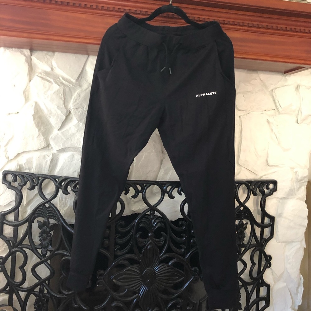 Black Alphalete joggers